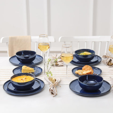 VICRAYS blue cereal bowl, 26-ounce capacity for morning meals