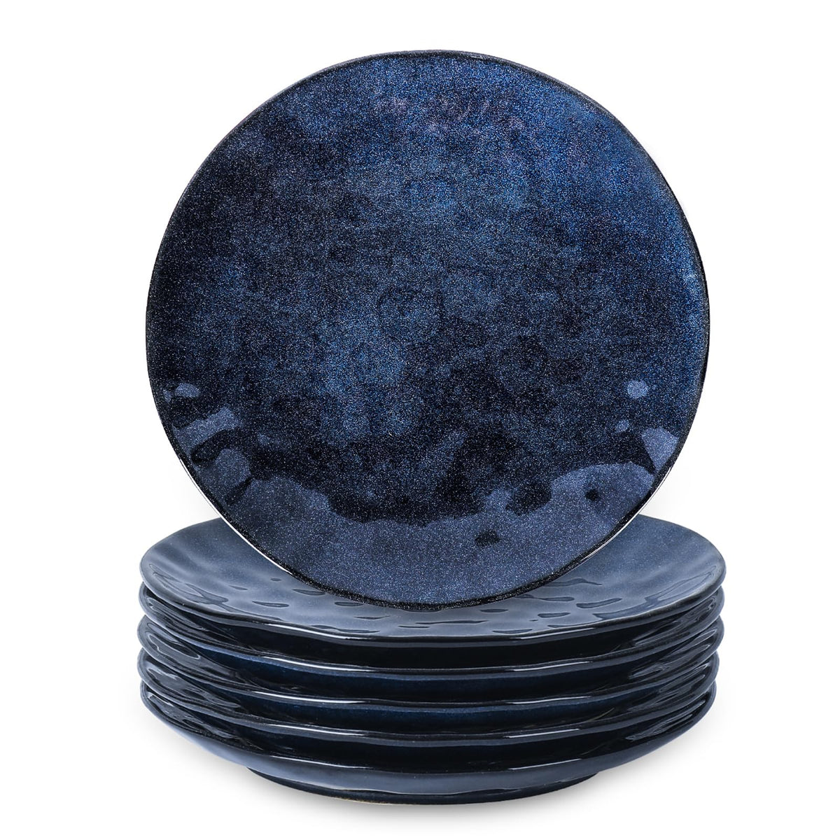 vicrays ceramic dinner plate blue 10.5 inch, ideal for main courses