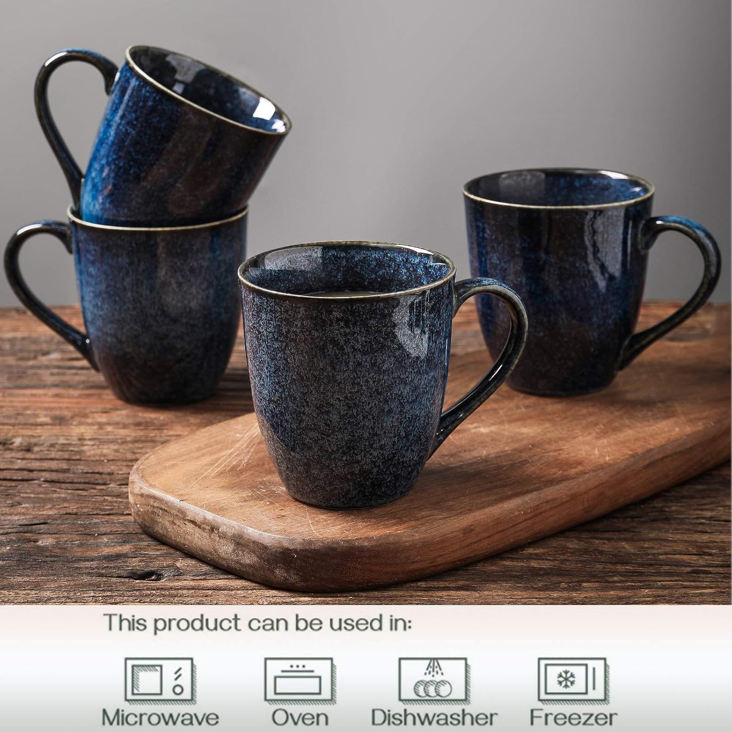 Vicrays mugs microwave-oven-safe for quick heating and cleanup