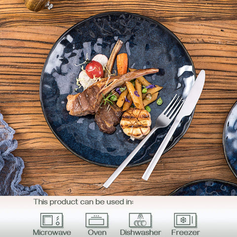 vicrays stackable dinner plates save cupboard space and clutter
