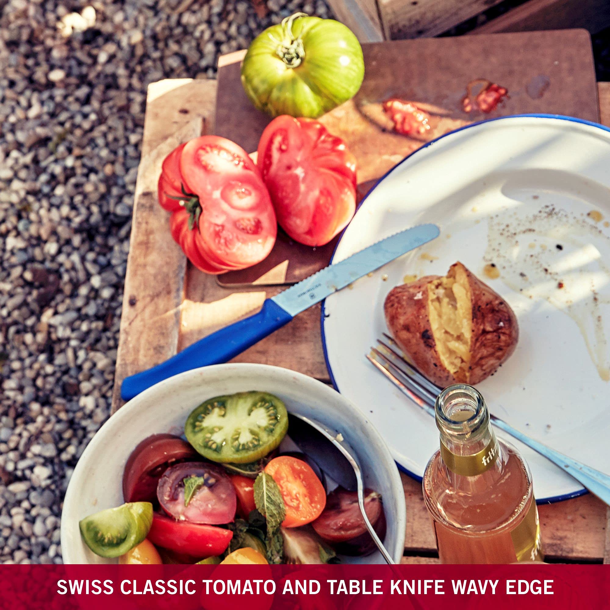 Victorinox paring knife ready for everyday kitchen tasks with durable blade.