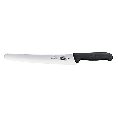 Victorinox Fibrox bread knife with black handle offers secure grip