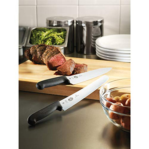 Victorinox Fibrox easy clean 10.25 inch blade after use