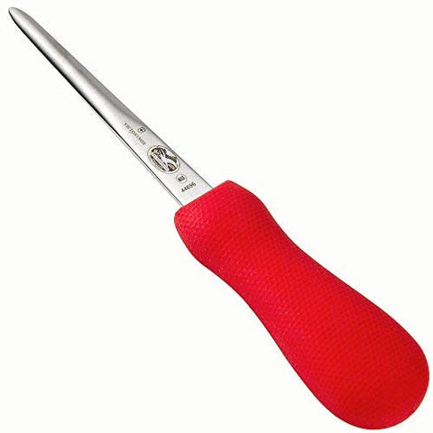 Close-up of the 4-inch Boston blade for precise oyster opening
