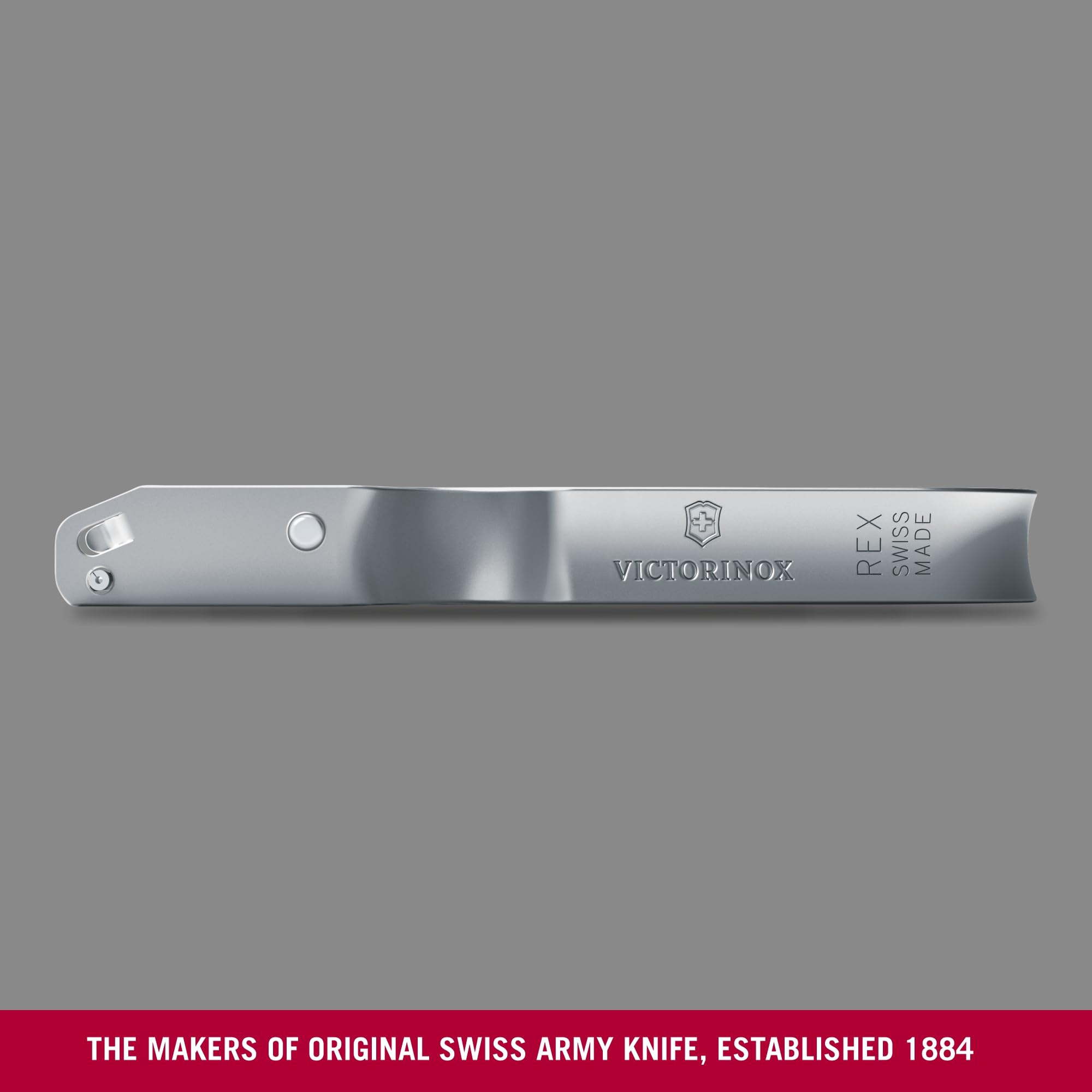 Victorinox REX peeler in action in a modern kitchen