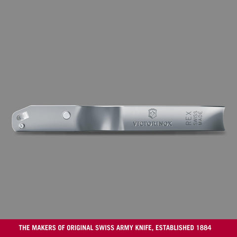 Victorinox REX peeler in action in a modern kitchen