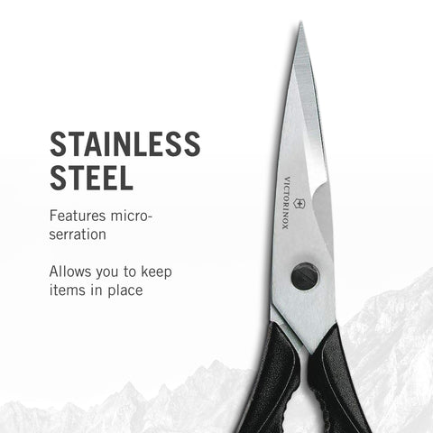 Victorinox Swiss Classic ergonomic grip shown for comfortable non-slip handling in busy kitchens.