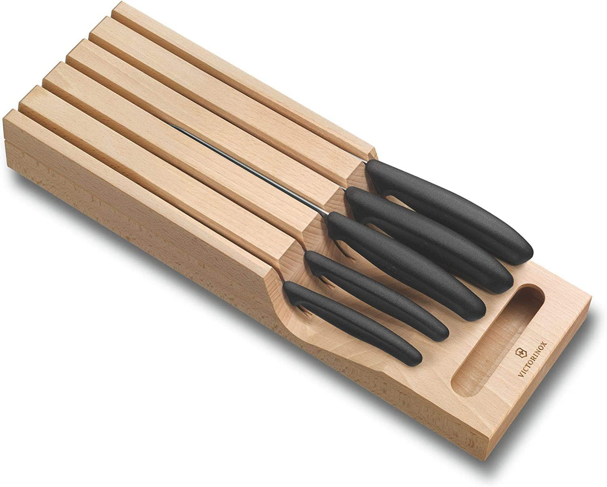 Victorinox Swiss Classic drawer organizer showing space-saving knife storage
