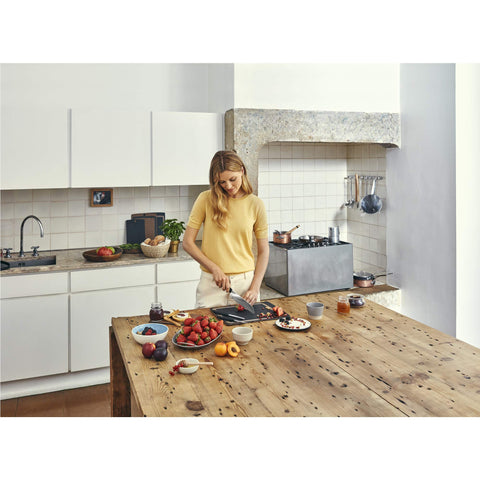 Victorinox Swiss Classic knife set showcased on kitchen counter for everyday meals.
