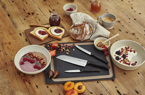 Victorinox Swiss Classic gift-ready knife set suitable for family gatherings.