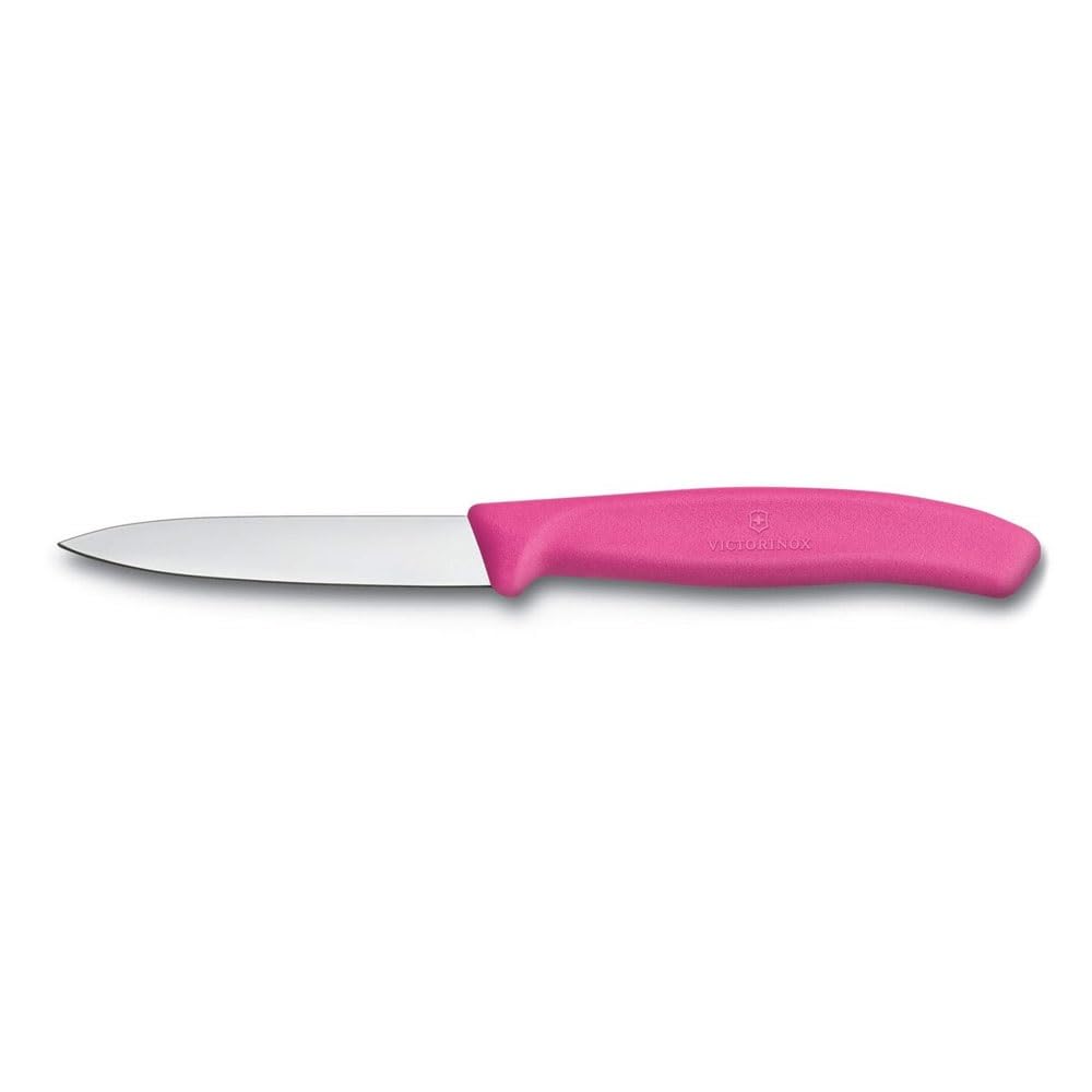 Victorinox Swiss Classic paring knife with straight edge for precise peeling and trimming.