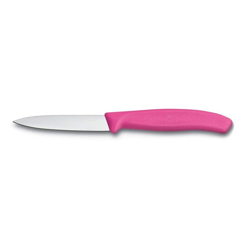 Victorinox Swiss Classic paring knife with straight edge for precise peeling and trimming.
