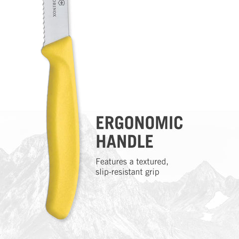 Victorinox Swiss Classic paring knife set garnishing and peeling fruits and vegetables.