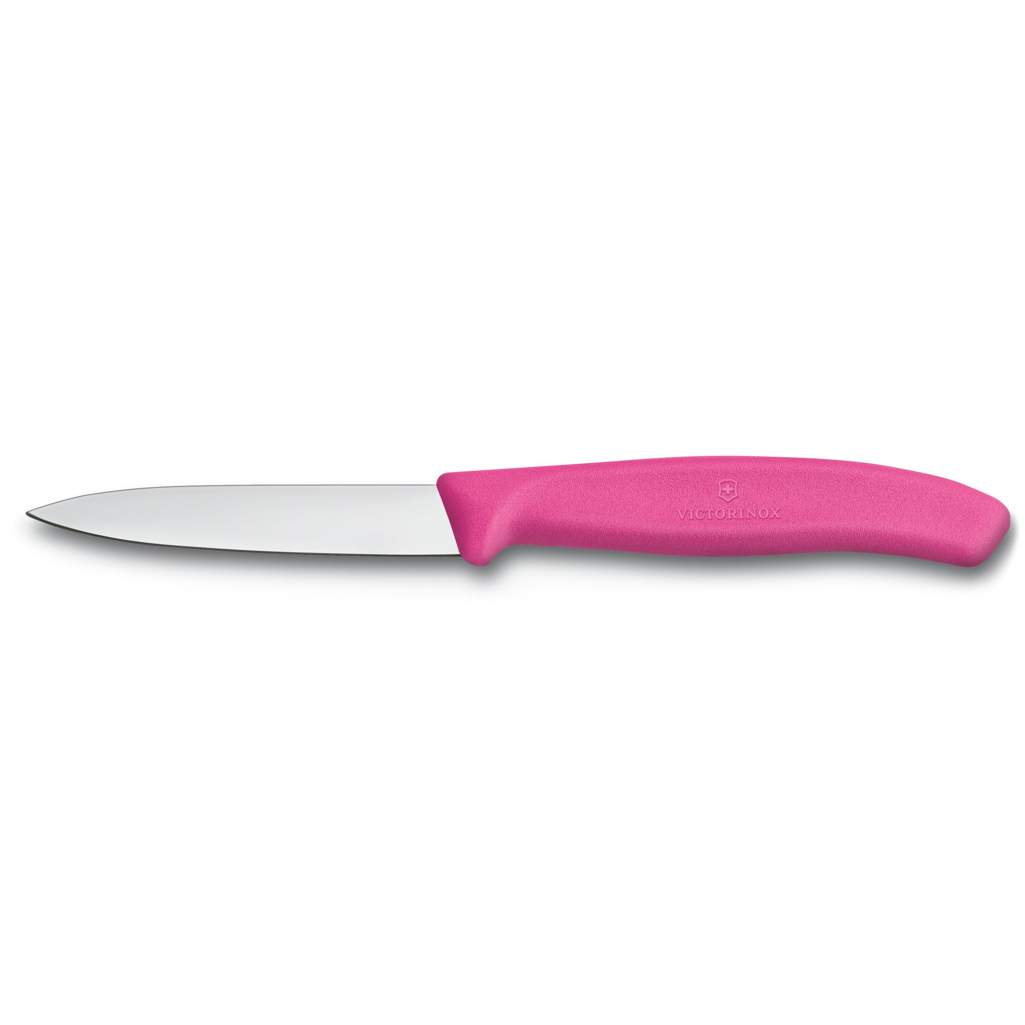 Victorinox Swiss Classic paring knife set pink-handle image highlighting ergonomic grip and comfortable control.