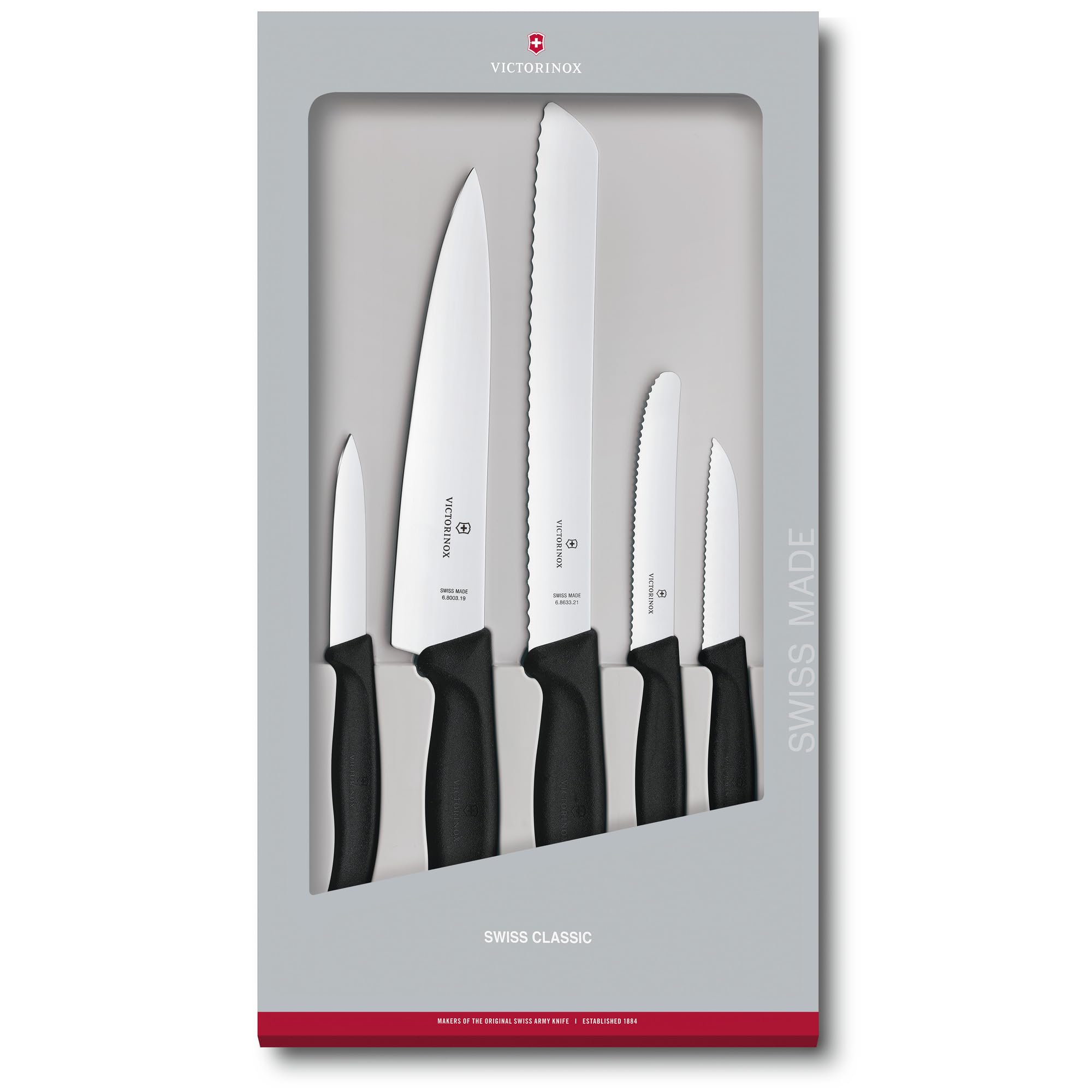Victorinox Swiss Classic paring knife with straight edge for precise peeling and trimming