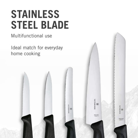 Victorinox Swiss Classic paring knife with wavy edge for delicate prep