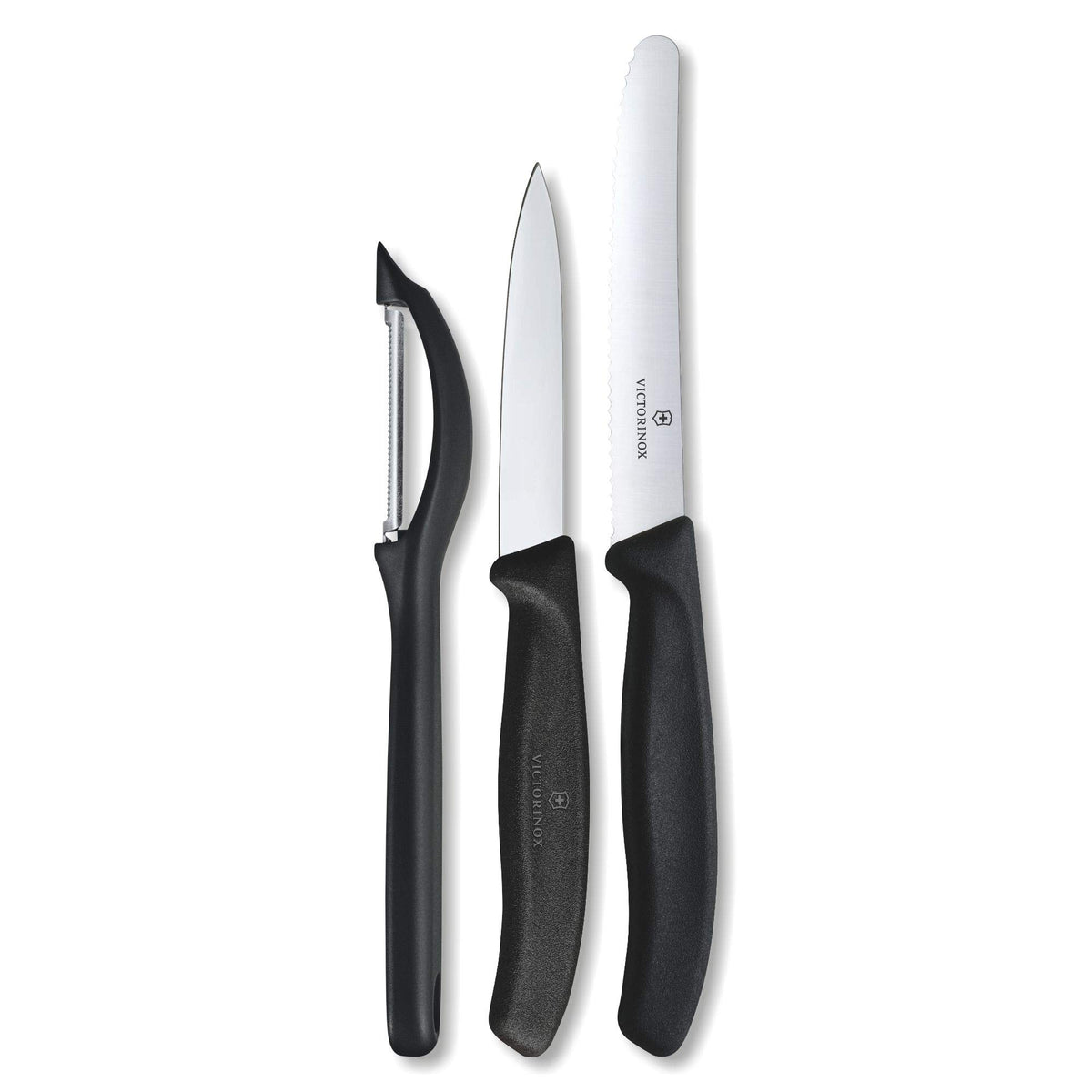 Victorinox Swiss Classic peeler in hand for smooth peeling tasks