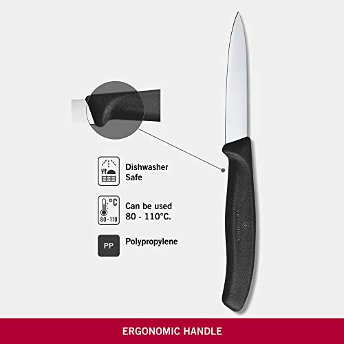 Victorinox VIC-6.7603 full view with black handle for everyday tasks.