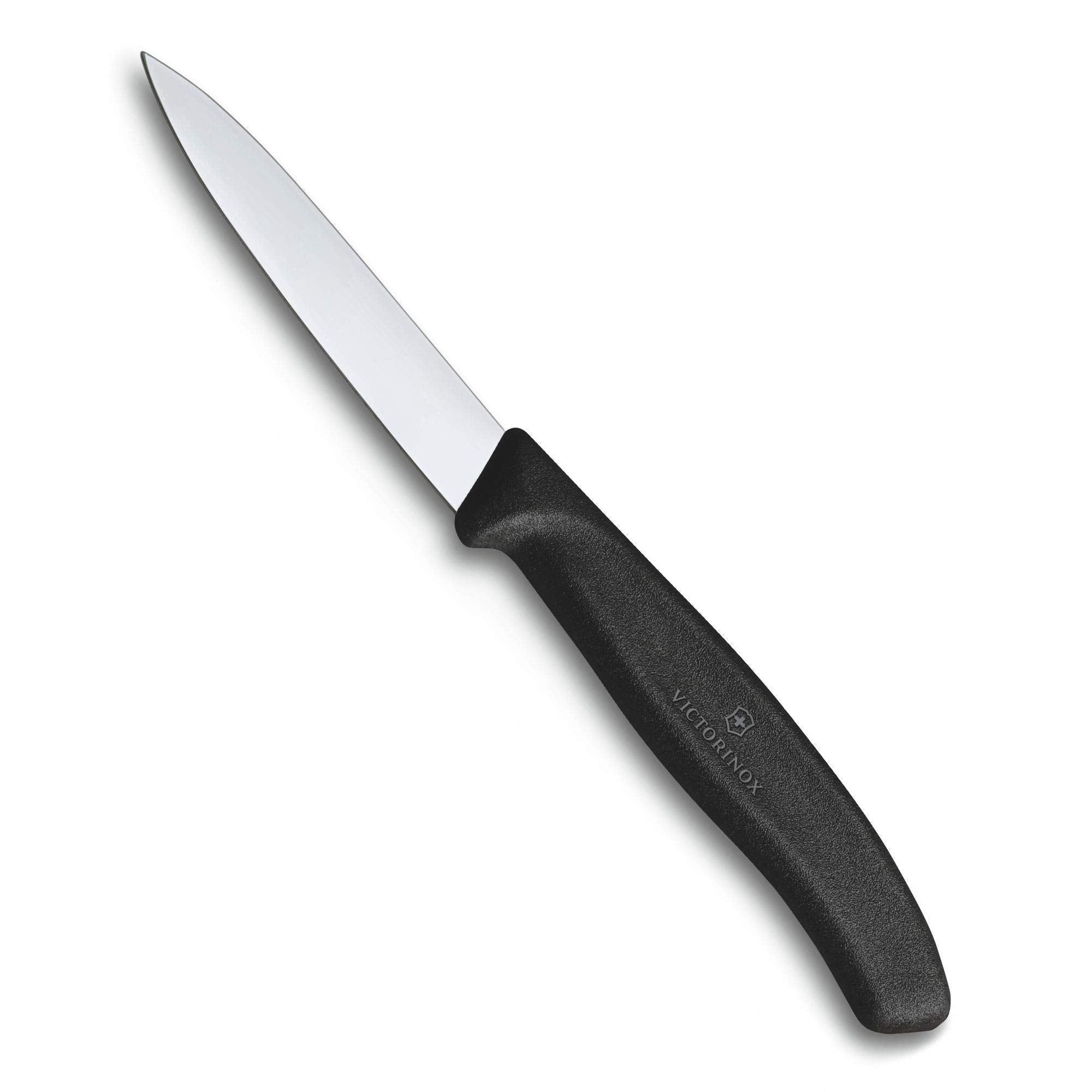 Victorinox VIC-6.7603 paring knife blade close-up with a sharp, precise edge.