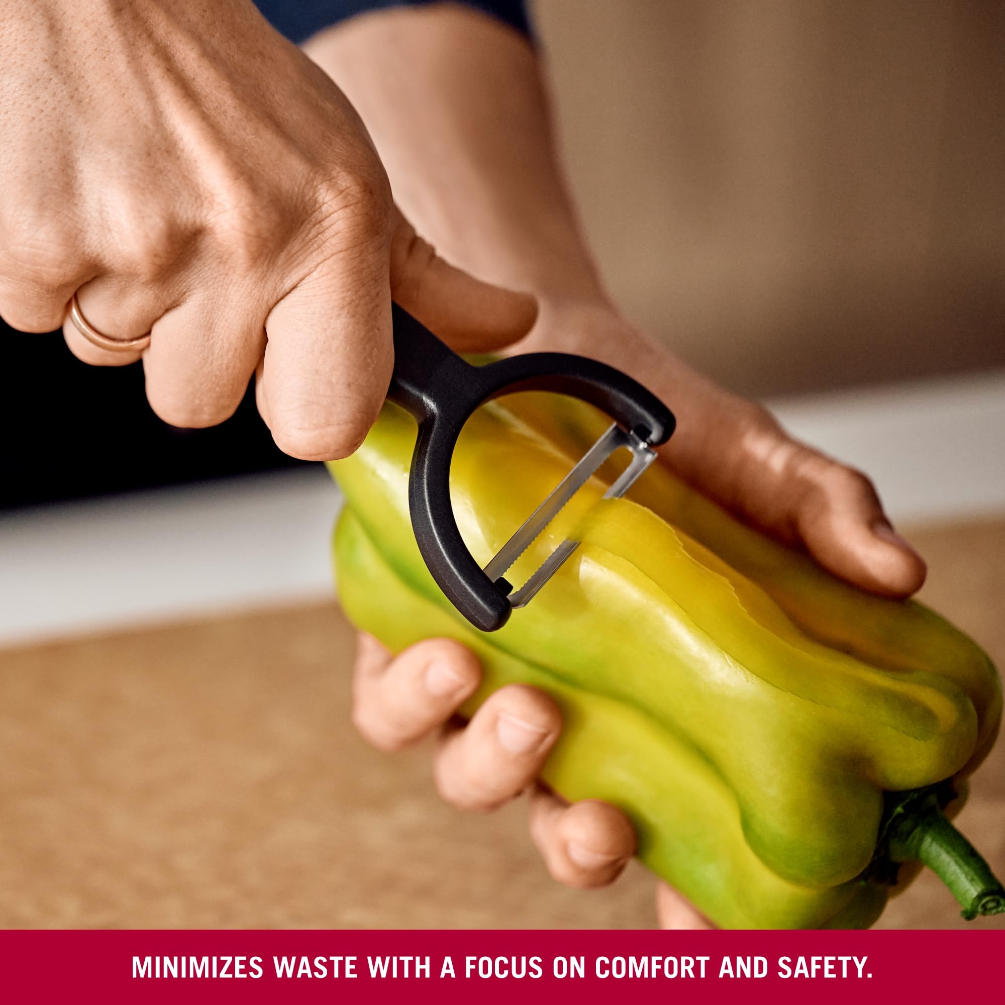 Victorinox Ypso peeler emphasizes Swiss-made craftsmanship and reliability