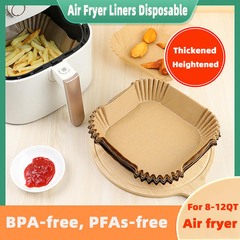 Victoyaw liner close-up shows non-stick, waterproof parchment for food release.