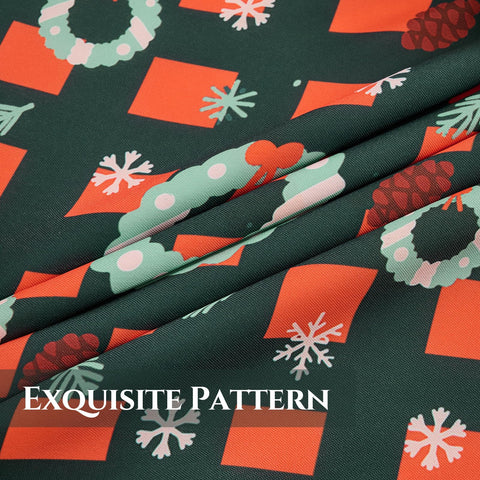 VidaFete round 60inch tablecloth fits 28-38 inch tables for easy holiday setup