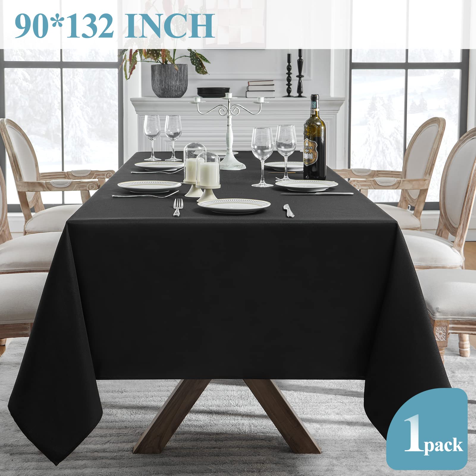 VidaFete indoor-outdoor tablecloth on event setup shows versatile use.