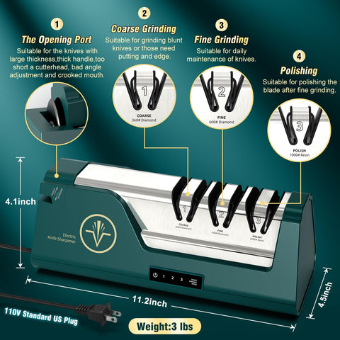 VIDOME diamond abrasive sharpening delivers fast, consistent results with less material removal