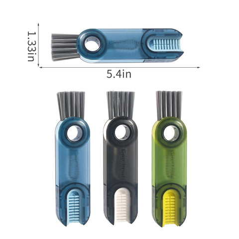 Vidonio multi-purpose bottle brush with 364° rotation in action