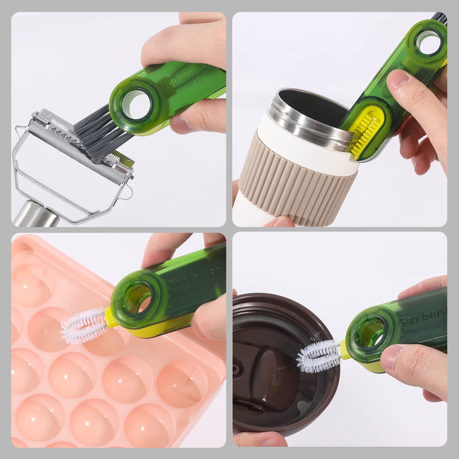 Vidonio stiff bristle corner brush reaches hard spots