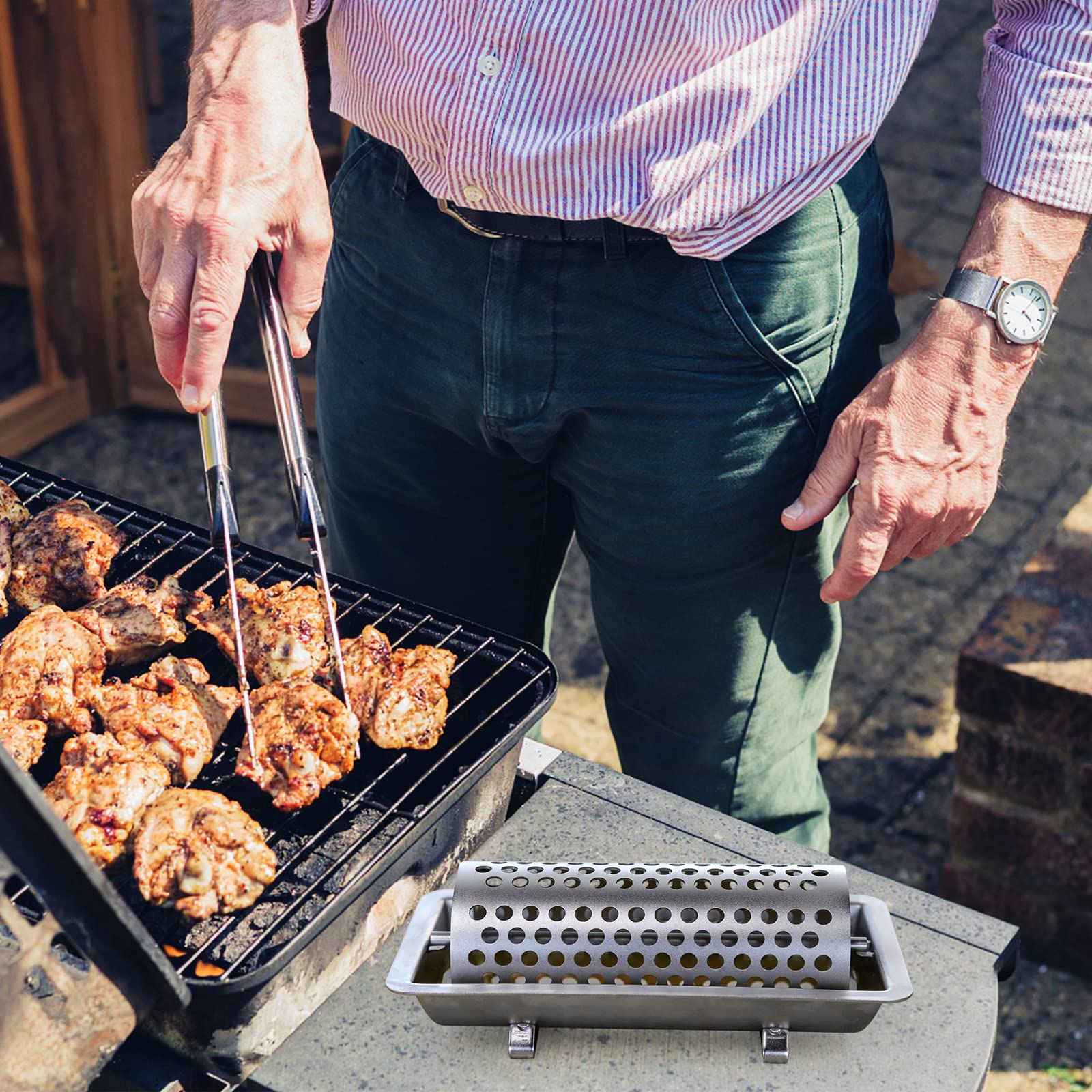 VIDOR portable butter roller ideal for picnics and outdoor gatherings.
