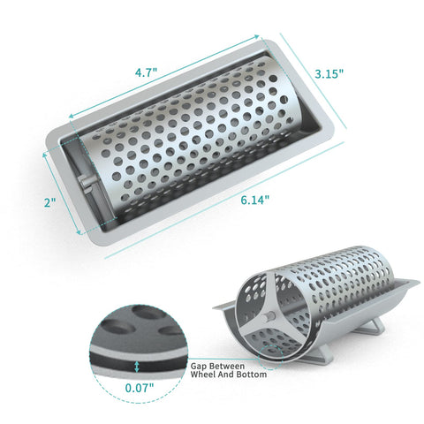 VIDOR butter spreader wheel evenly coats burgers and sandwiches with controlled portions.