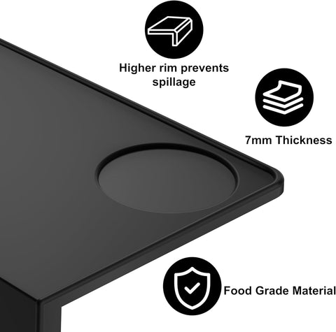 Heat‑resistant tamping mat keeps your station organized and ready.