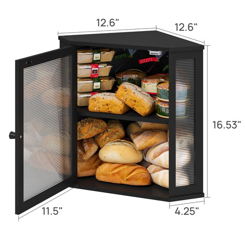 Viewcare acrylic wavy door panel offers privacy while contents stay discreet