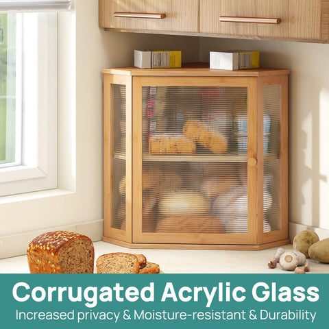 Viewcare acrylic wavy door panel; privacy with stylish vibe.