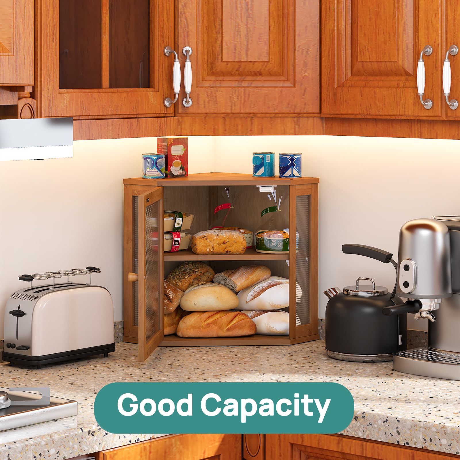 Viewcare bamboo texture with smooth, easy-clean finish.