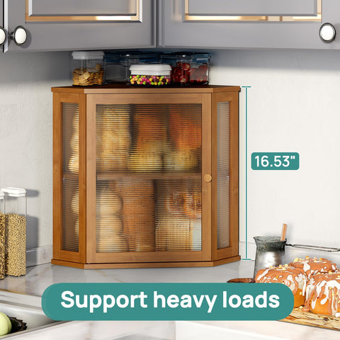 Viewcare interior with three loaves demonstrates its high-capacity storage.