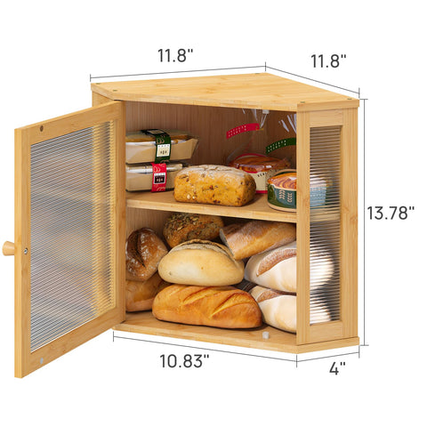 ViewCare open-lid view demonstrates easy access to fresh bread.