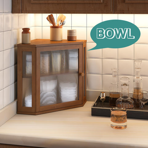 Viewcare easy-clean bamboo finish resists kitchen messes.