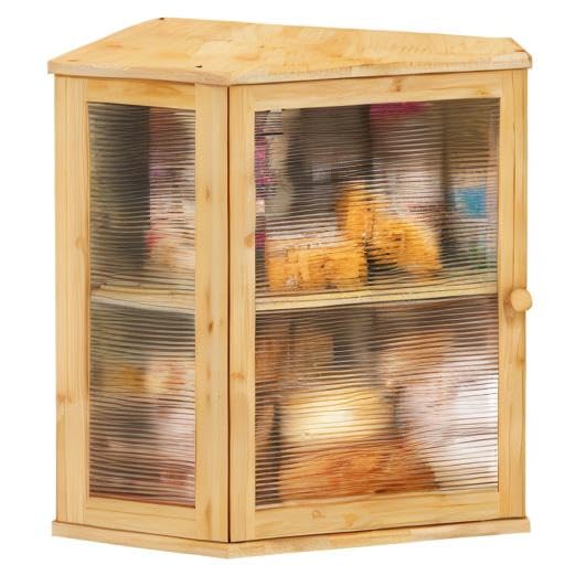 Viewcare kitchen-counter storage; natural tone suits many decors.