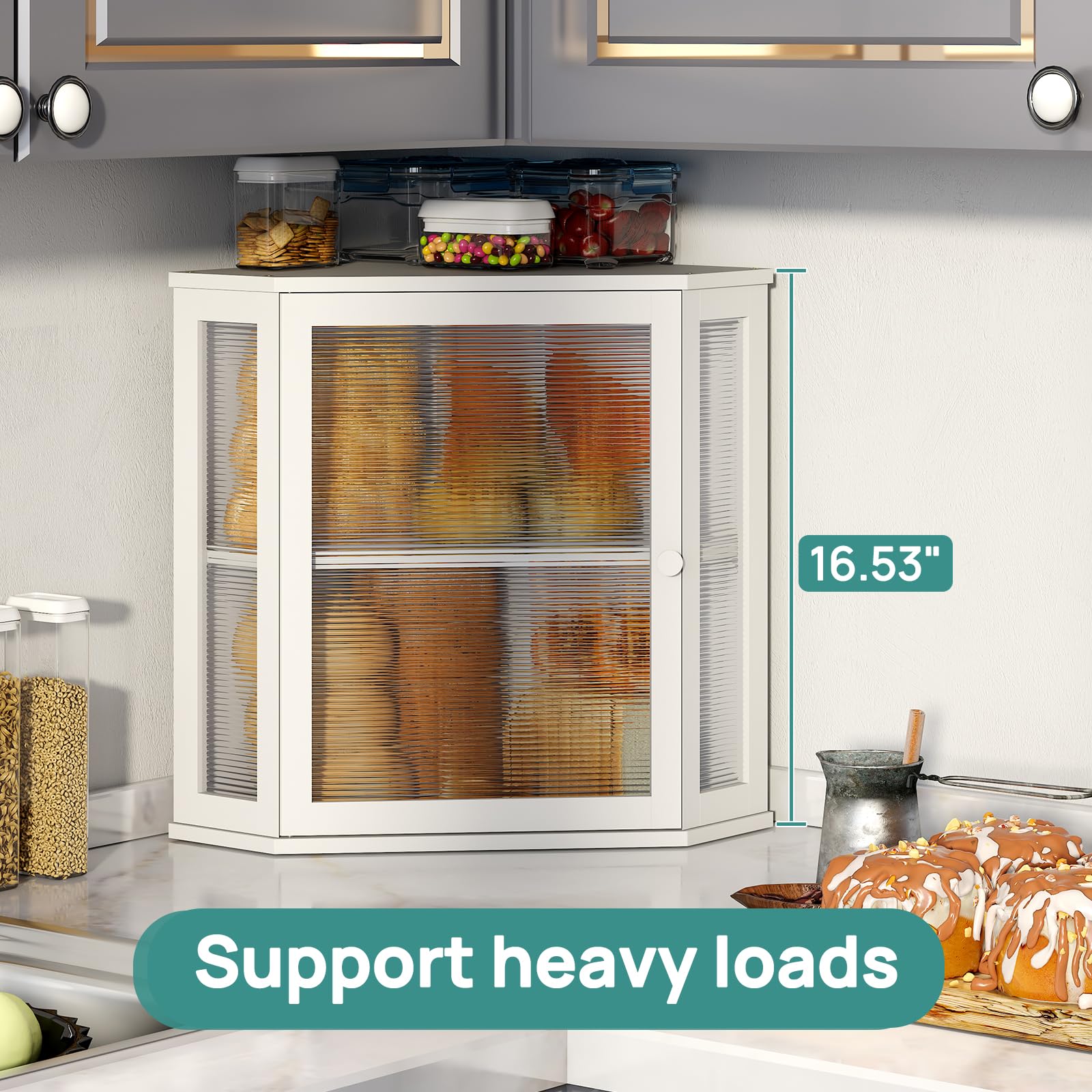 ViewCare smooth polished bamboo finish resists wear in busy kitchens.