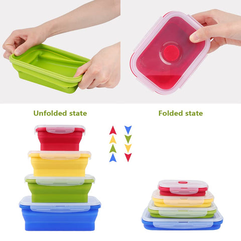 VIGIND 1200ml collapsible container suited for leftovers and family meals