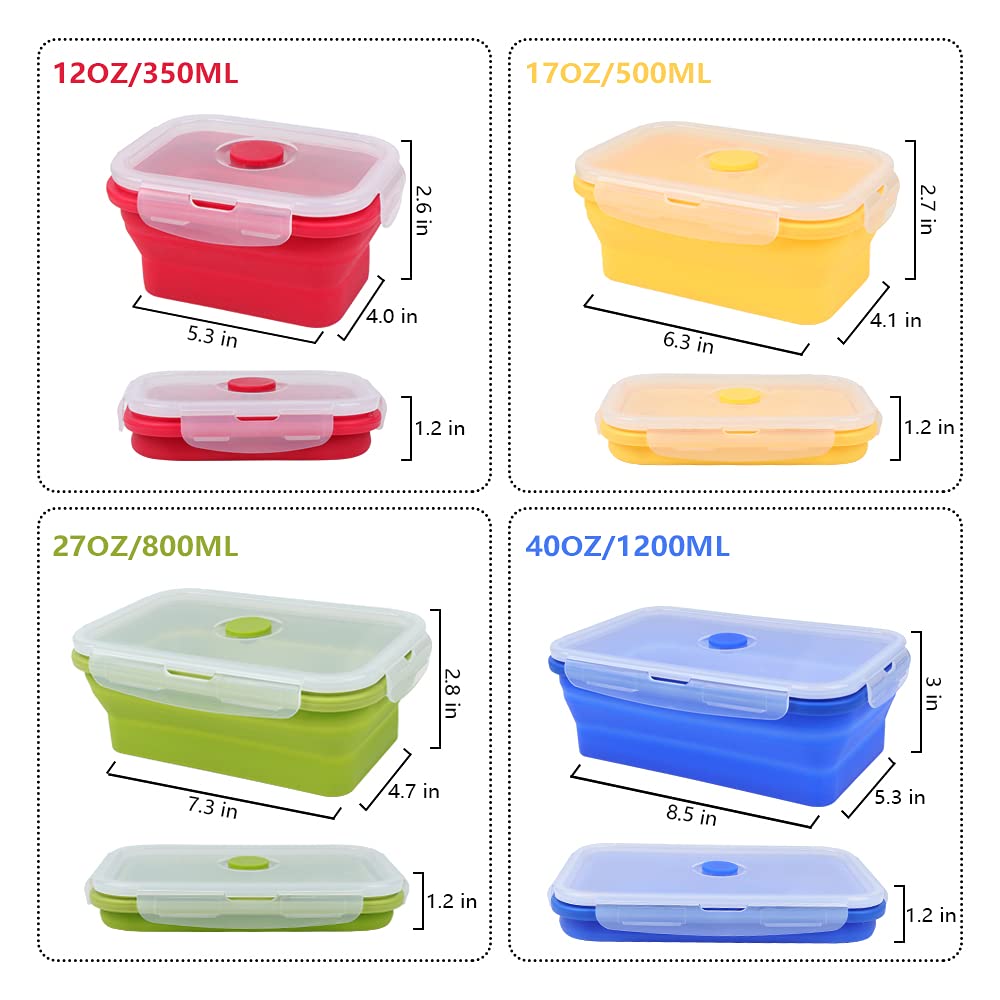 VIGIND 500ml collapsible container ideal for daily meals on the go