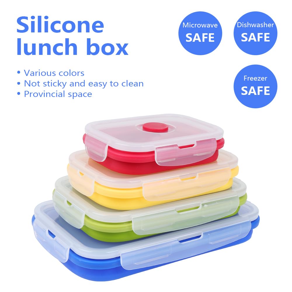 VIGIND collapsible container with airtight lid closed for secure sealing