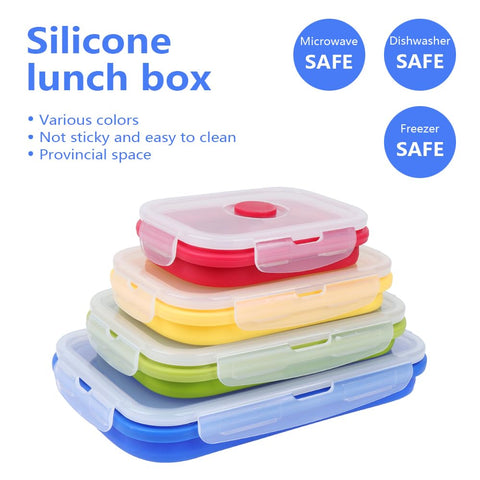 VIGIND collapsible container with airtight lid closed for secure sealing