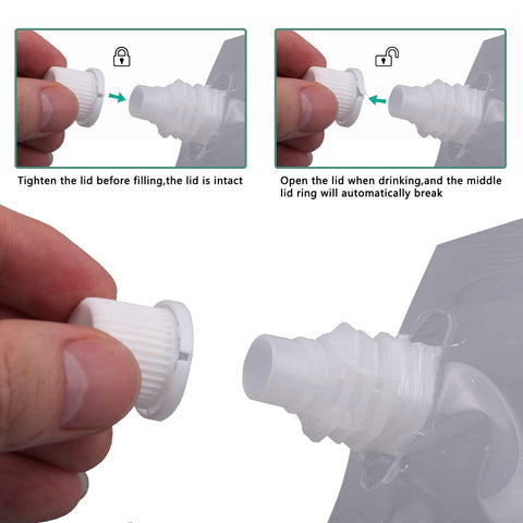 Vignee included funnel simplifies liquid transfer and filling