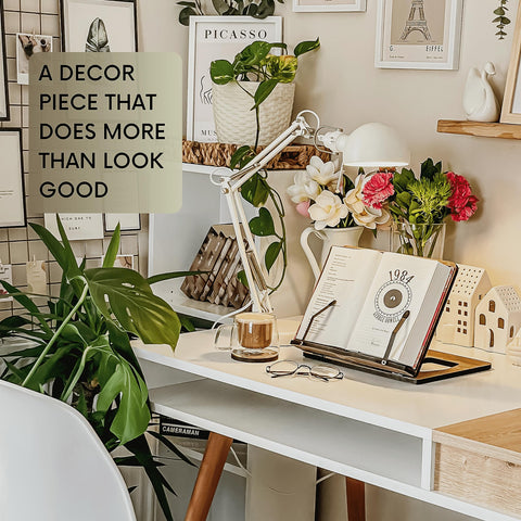 Vigo Wood tablet and laptop stand offers ergonomic viewing angle