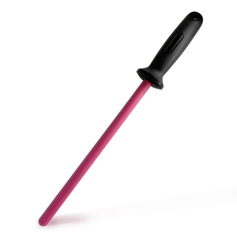 VIGORCRAFT Ruby Sharpener Rod on kitchen counter for precise honing