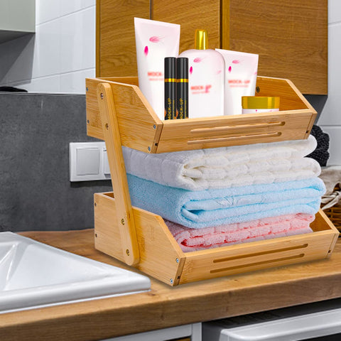 VIKEYHOME elegant two-tier design complements kitchen decor