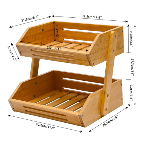 VIKEYHOME top-tier display with apples for easy access